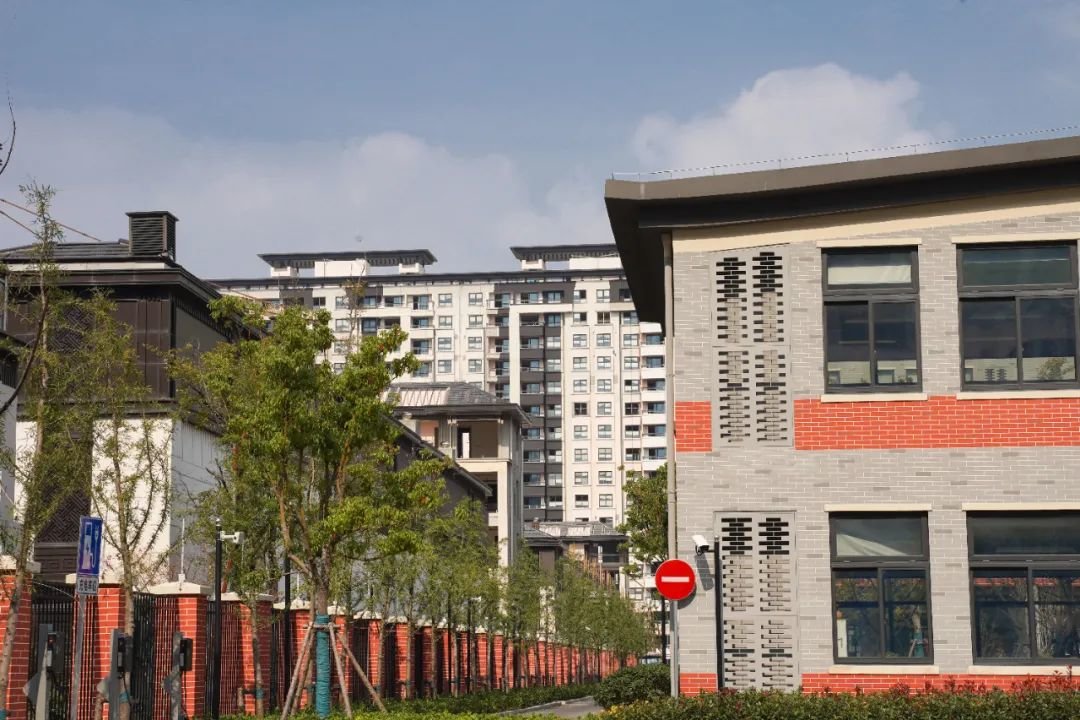 从学校的围墙外可以望见田真真和魏崴的家,房子和三年前相比没有变化。