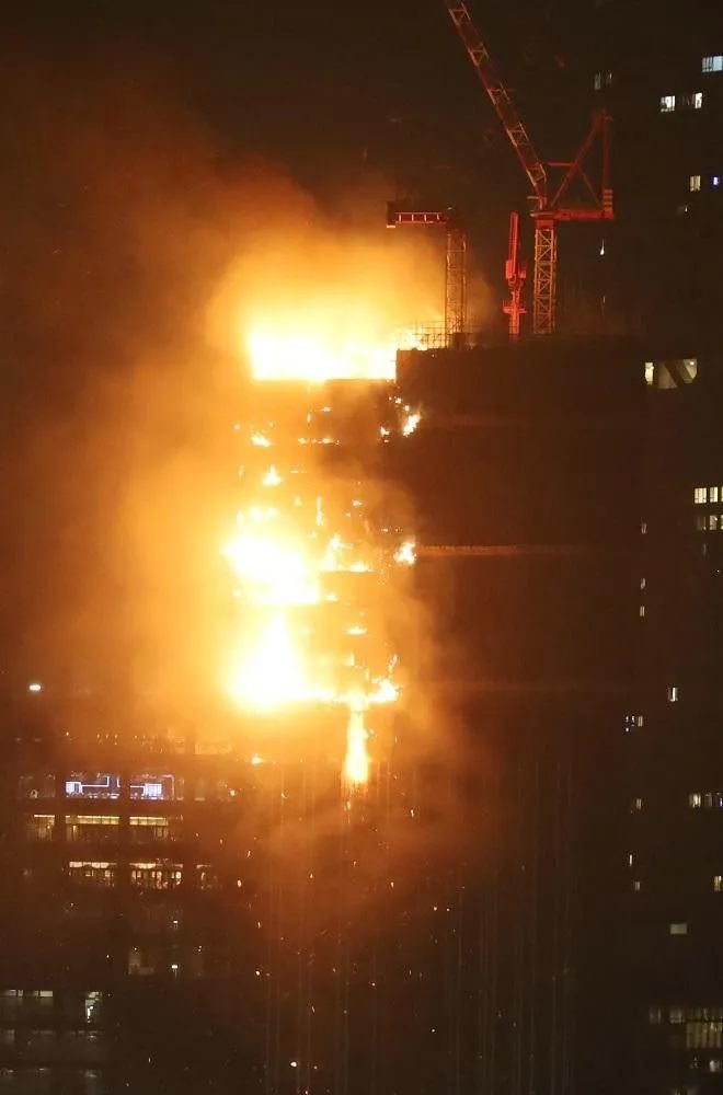 尖沙咀大火(图:AM730)