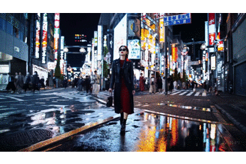 Sora生成的视频：一位女性走在东京的街上。