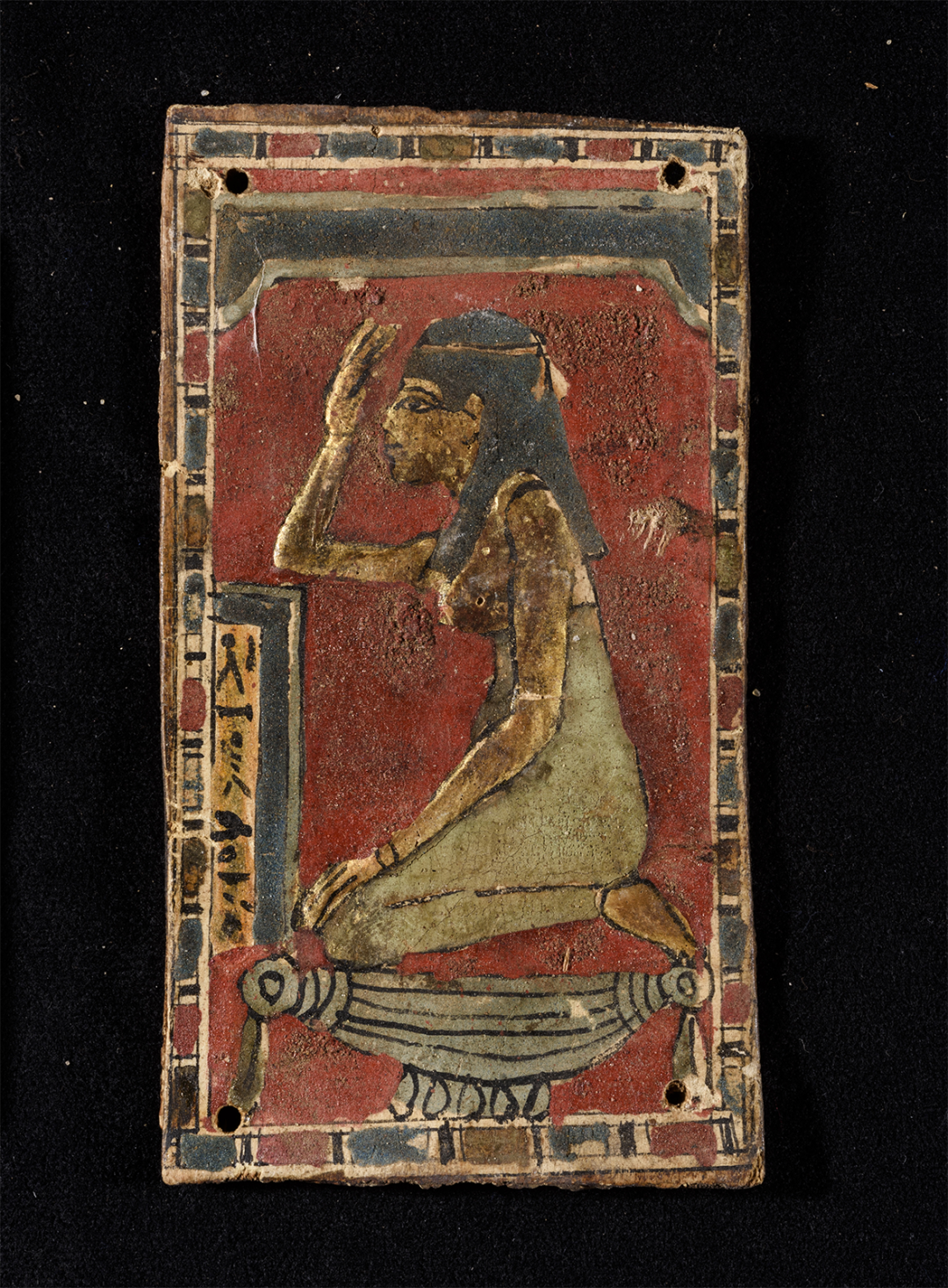 彩绘盖板,卡托内支(Cartonnage),后期埃及(公元前664-332年),萨卡拉