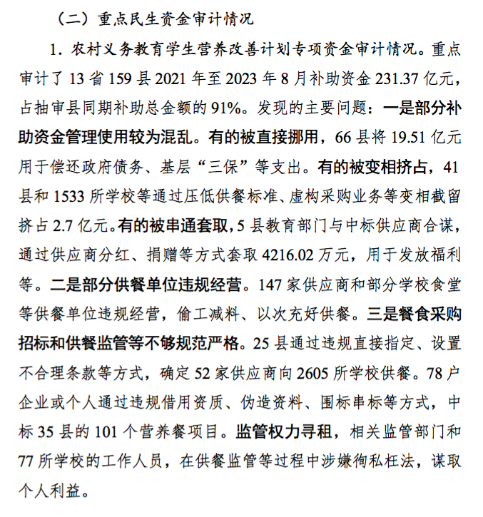 截图自审计署官网