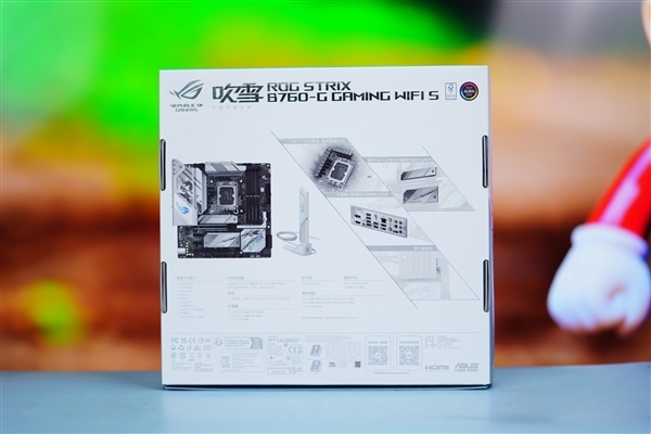 支持DDR5-8000!华硕ROG STRIX B760-G GAMING WIFI S小吹雪图赏