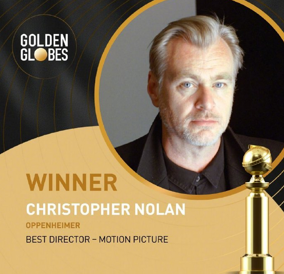 第81届金球奖公布:电影《奥本海默》包揽多项大奖