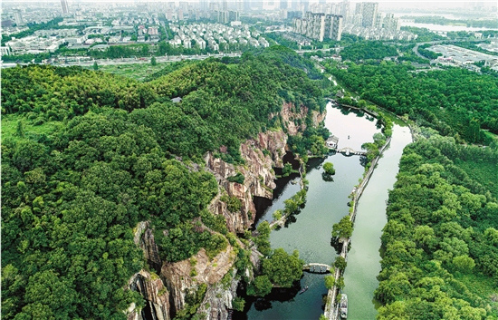 浙东运河东湖段。绍兴市水利局供图