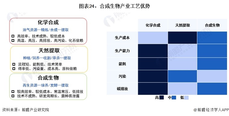 图表24:合成生物产业工艺优势