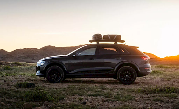 奥迪首款电动硬派越野车!Q8 e-tron达喀尔版曝光:售94万元