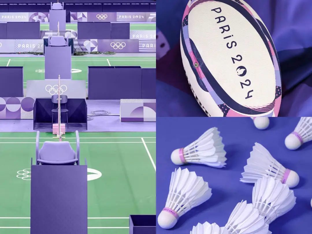 实际上,今年的巴黎奥运会除了跑道,还有很多设计也用到了紫色|图源:Instagram@paris2024