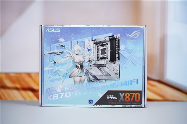 银白战甲！华硕ROG STRIX X870-A GAMING WIFI吹雪主板图赏