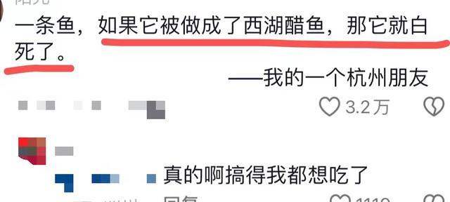 笑疯了！西湖醋鱼统一全国味蕾！就相当于含着醋直接追着鱼啃
