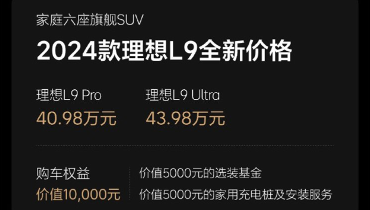 理想多款新车降价 老车直接返现金 已有车主收到推送返现3万