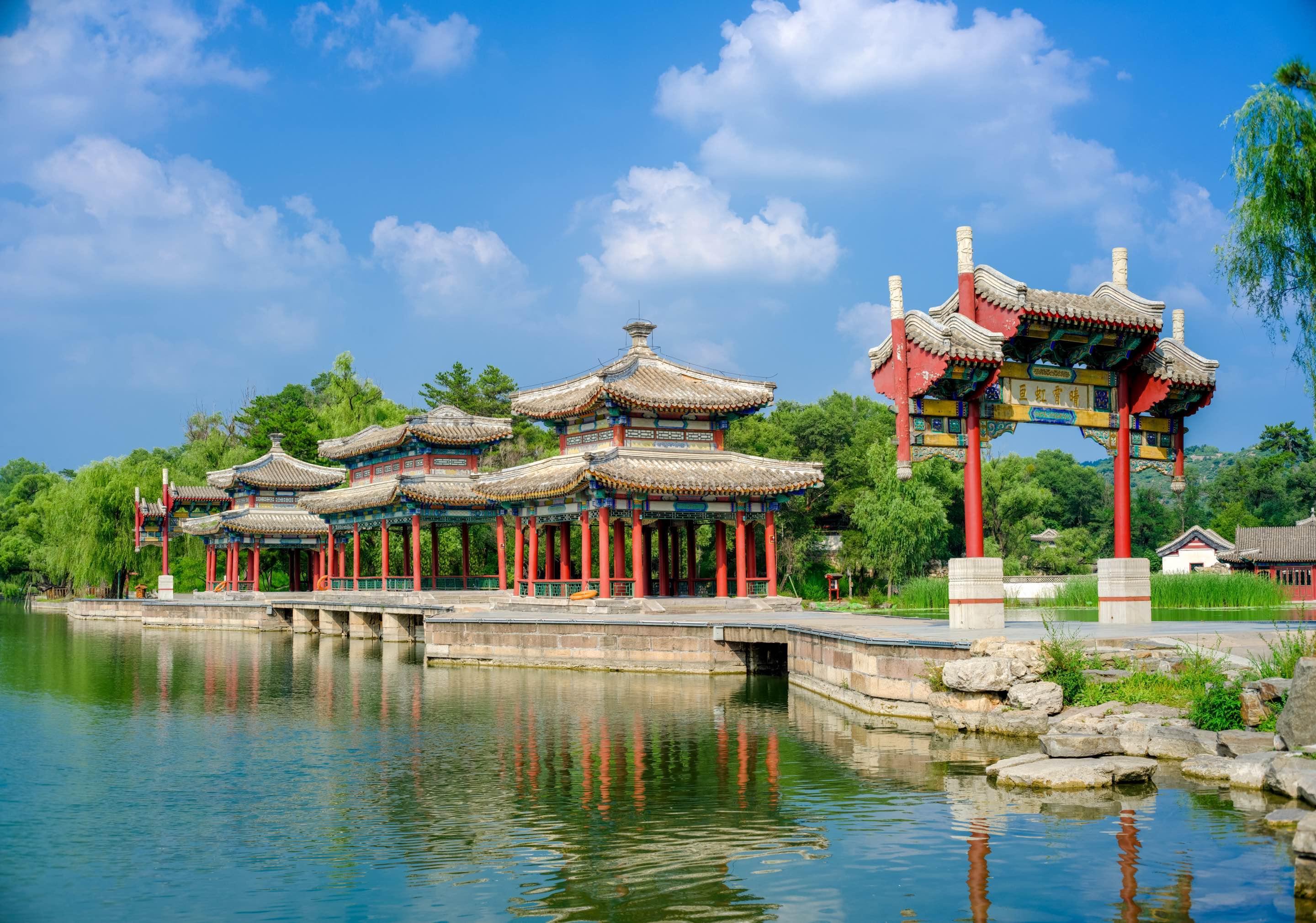 △避暑山庄 “乾隆三十六景”之水心榭