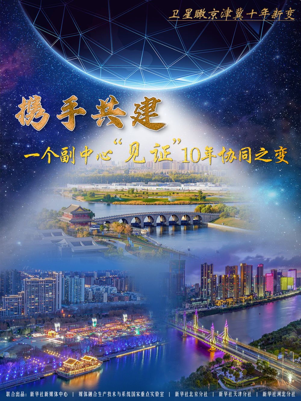卫星瞰京津冀十年新变丨携手共建一个副中心见证10年协同之变