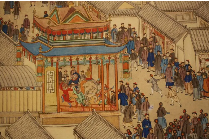 乾隆南巡图 局部