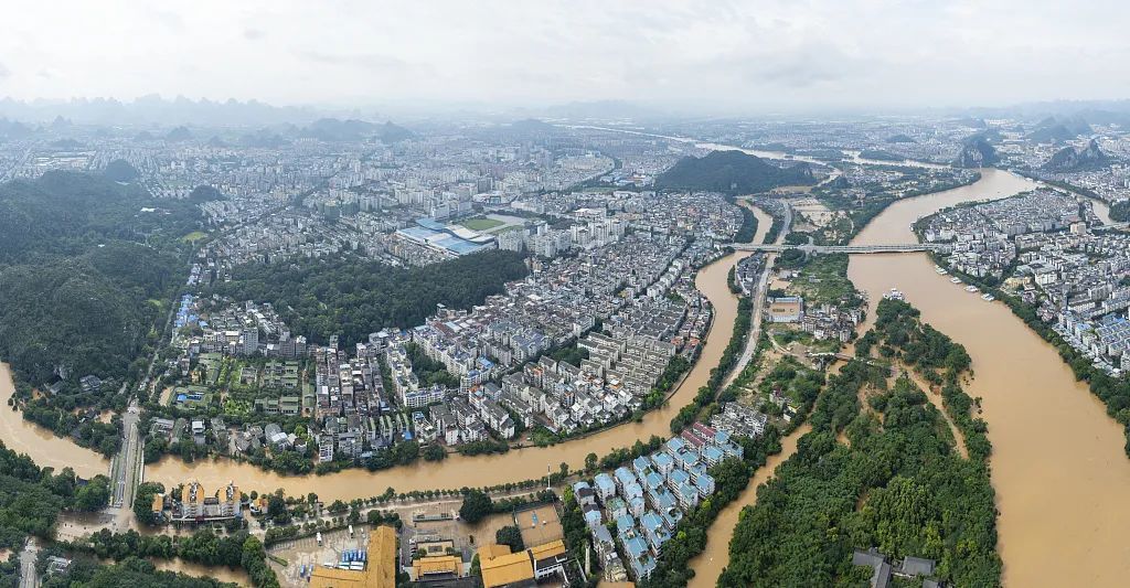 遭遇1998年以来最大洪水，桂林怎么样了？