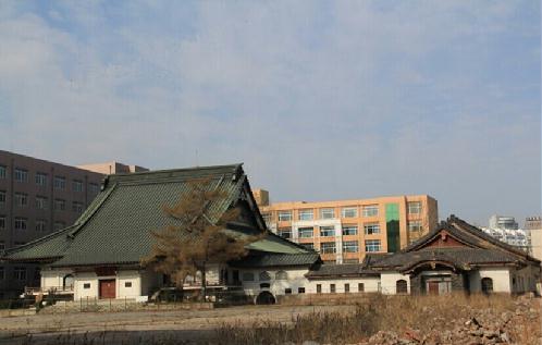 长春东本愿寺旧址。资料图