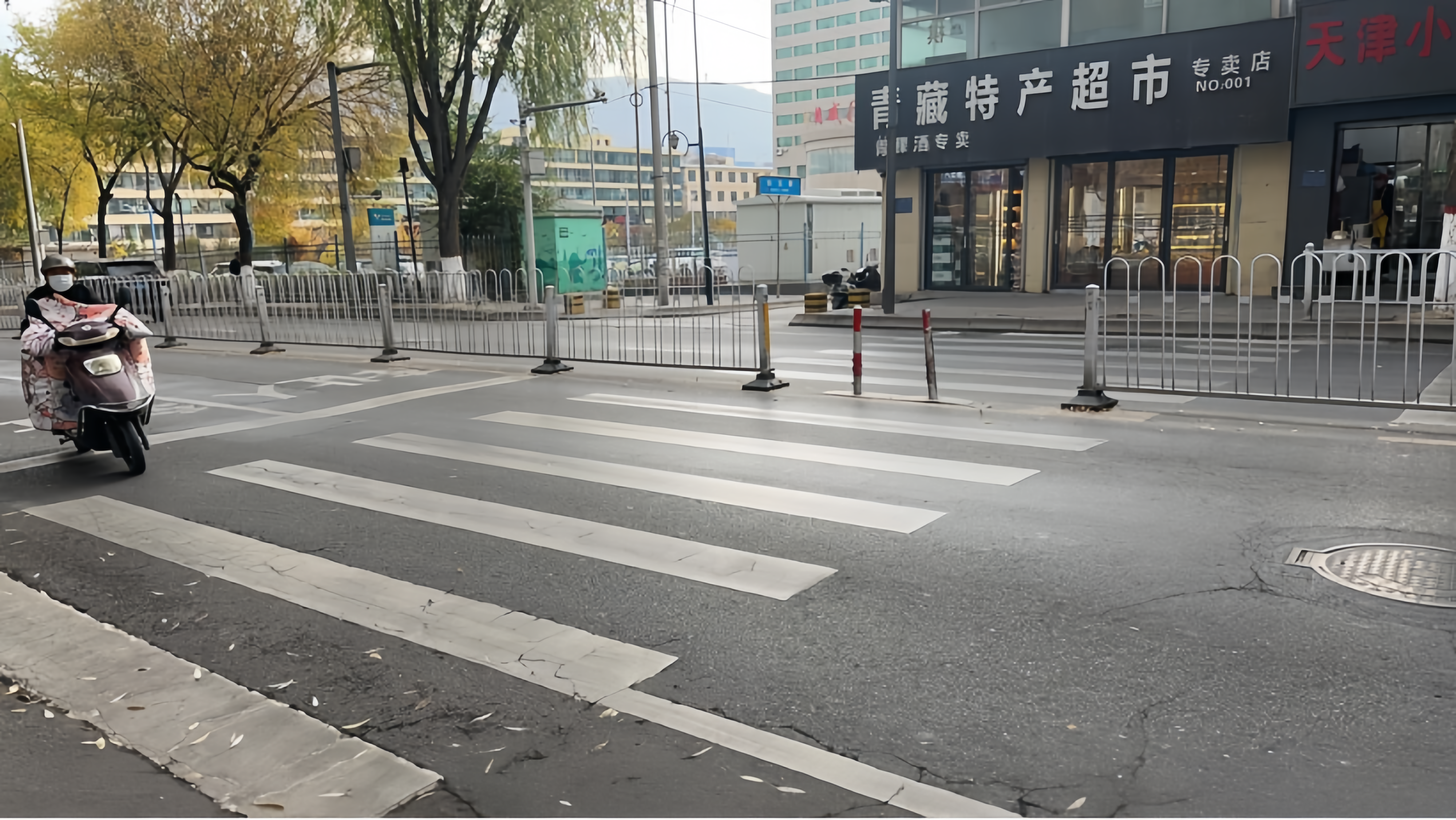 车祸发生的路口(作者拍摄)
