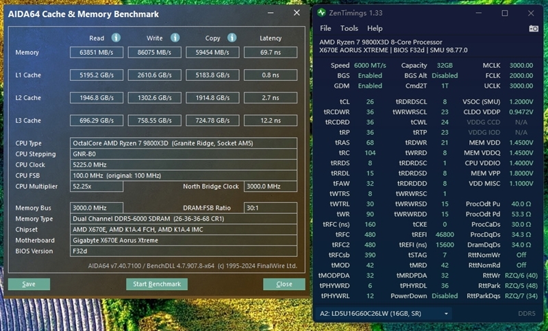 雷克沙ARES RGB DDR5-6000 C26内存评测：AMD平台最强 挑战超频极限