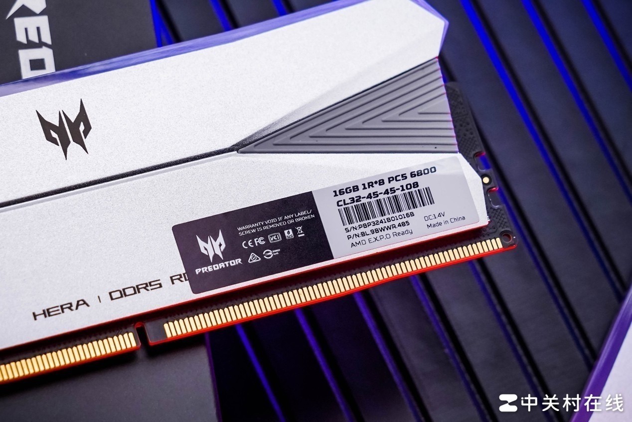 宏碁掠夺者HERA DDR5-6800 RGB内存评测 狂超8200MT/s