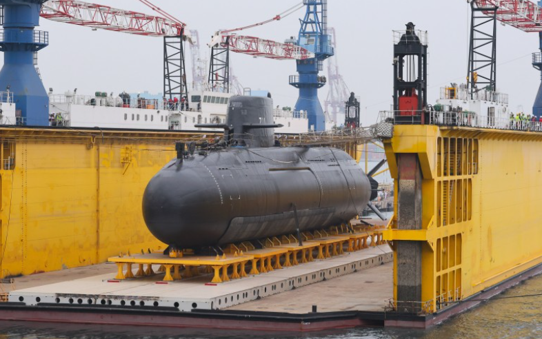 台湾“海鲲号”潜艇。 图自台媒