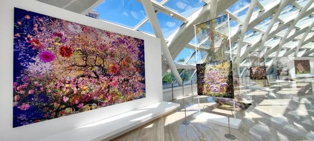 ▲ 让·弗朗索瓦·赫奇耶“浩瀚印象”展览现场,2024年,凤凰中心