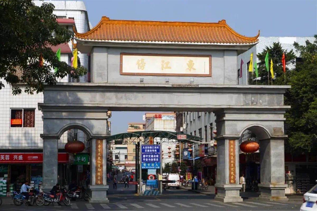 傍江东村（图源：大龙街道）