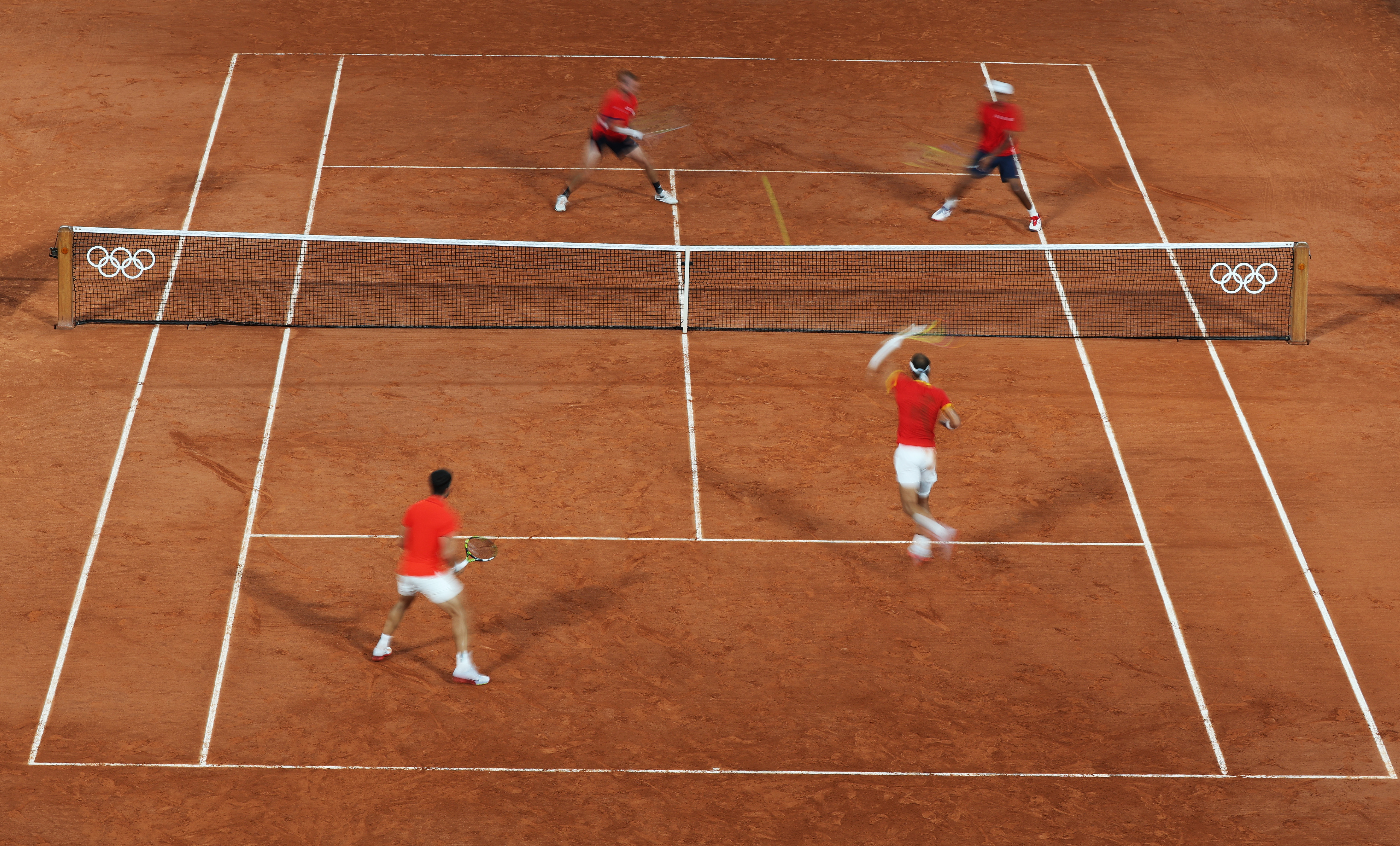 巴黎奥运会丨网球——男子双打：纳达尔/阿尔卡拉斯无缘四强_凤凰网