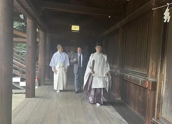 ▲靖国神社中的“拉达宾诺德·巴尔显彰碑”