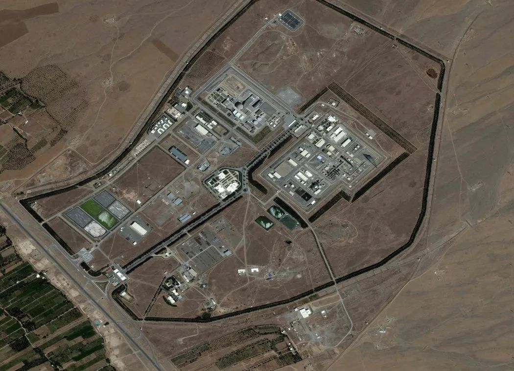 ◆卫星图像显示的伊朗核设施。
