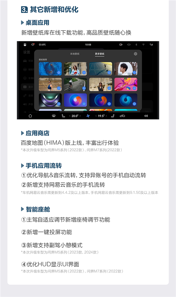 问界M5、问界M7喜迎OTA：四大升级 类东说念主智驾来了