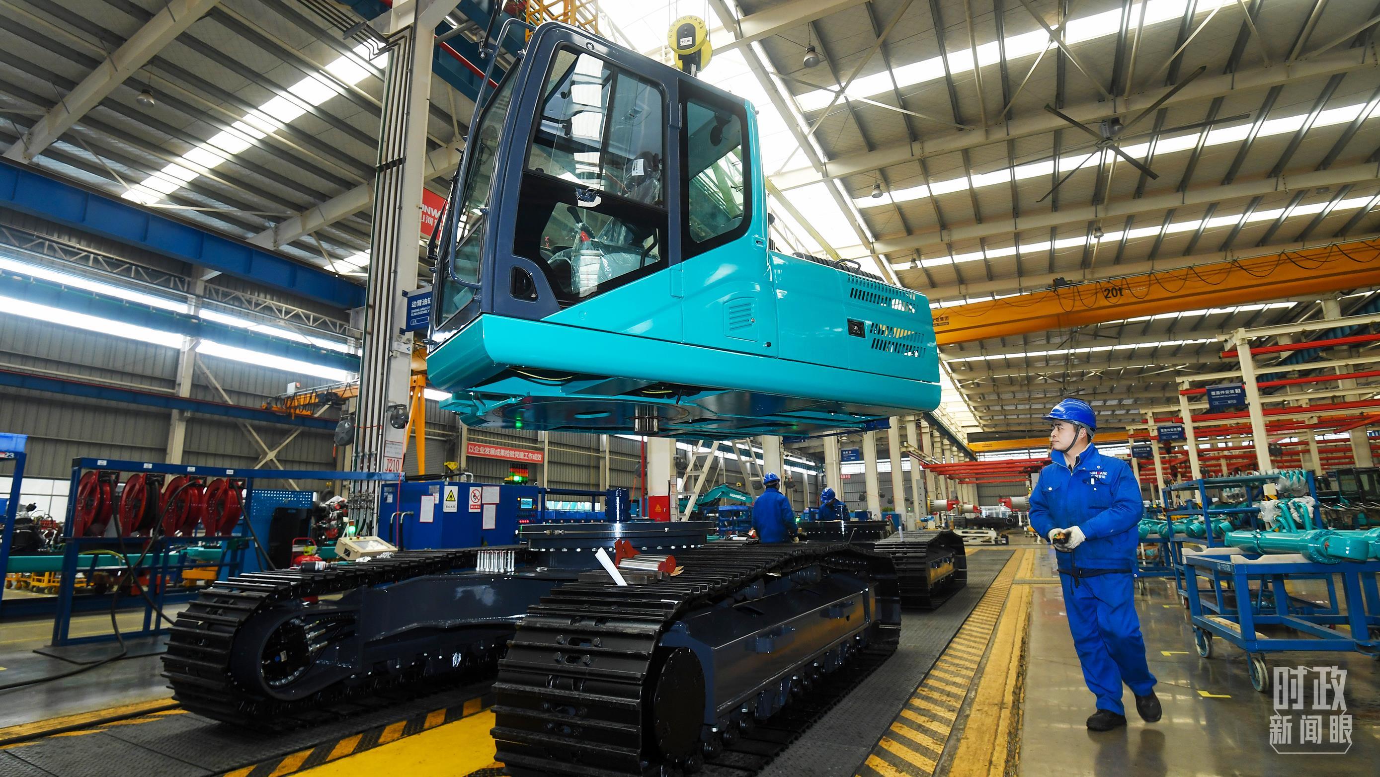 △山河智能装备股份有限公司生产车间。(图/视觉中国)