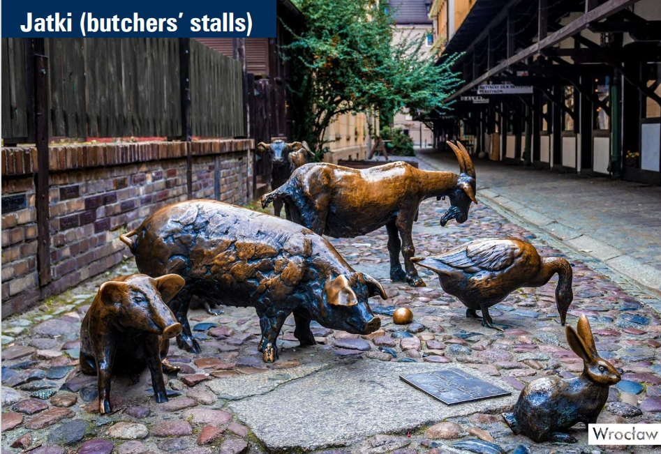 中世纪以来建造的屠宰场，如今已经成为了当地艺术家的工作室、画廊。（图/unsplash、visitwroclaw.eu）