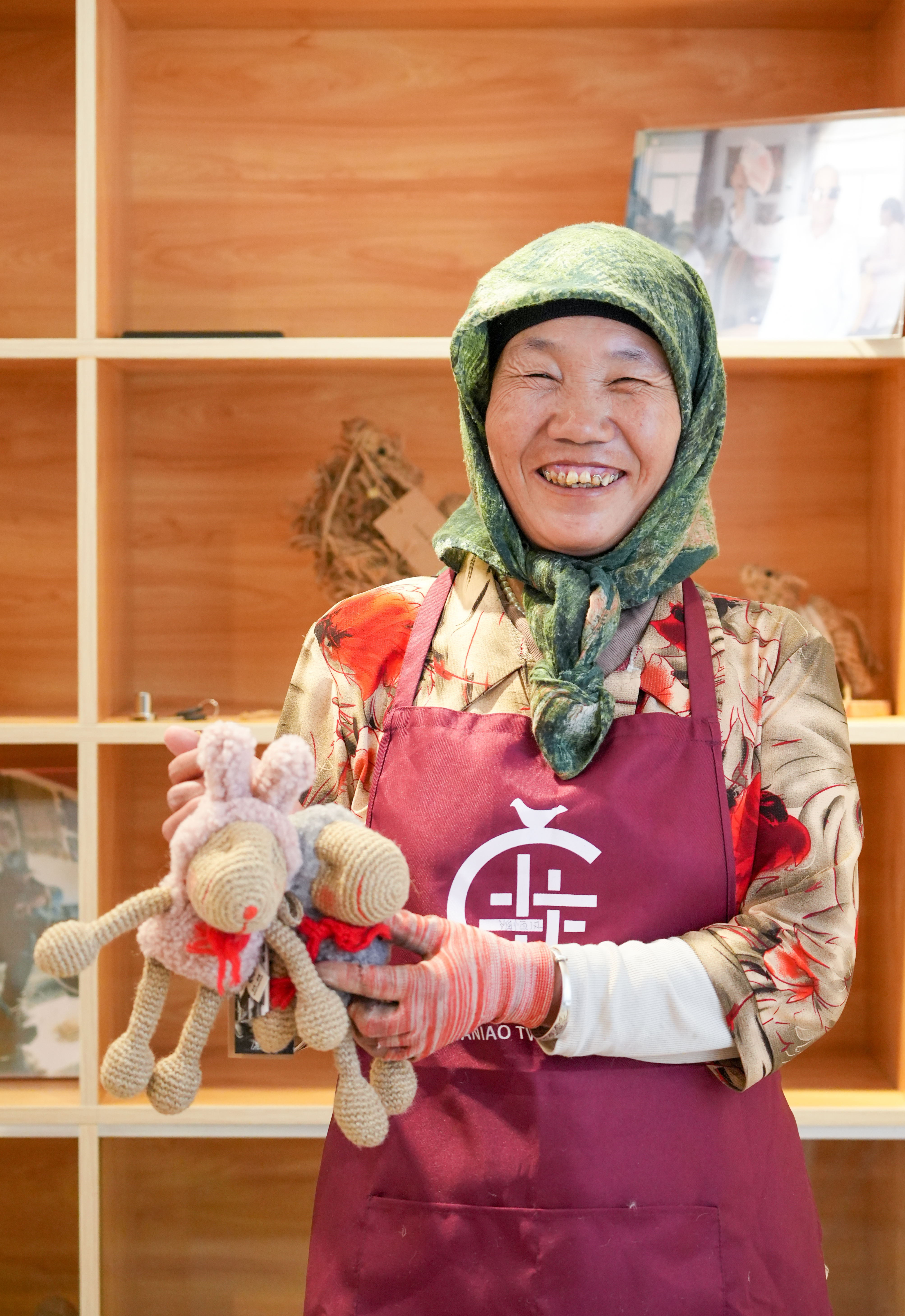 移民展示作品。