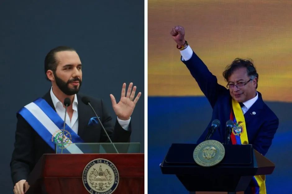 ◆萨尔瓦多总统布克尔和哥伦比亚总统佩特罗曾在社交媒体交锋。