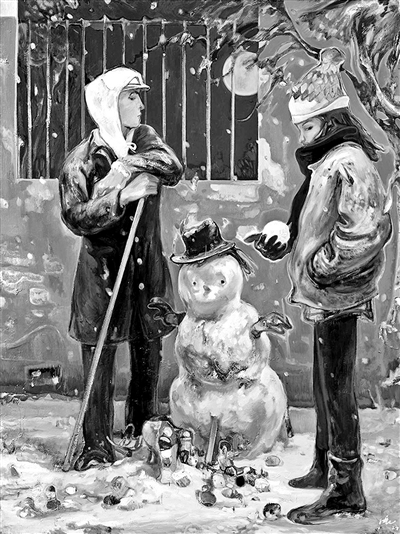 《雪人》 陈作 2022—2023年
