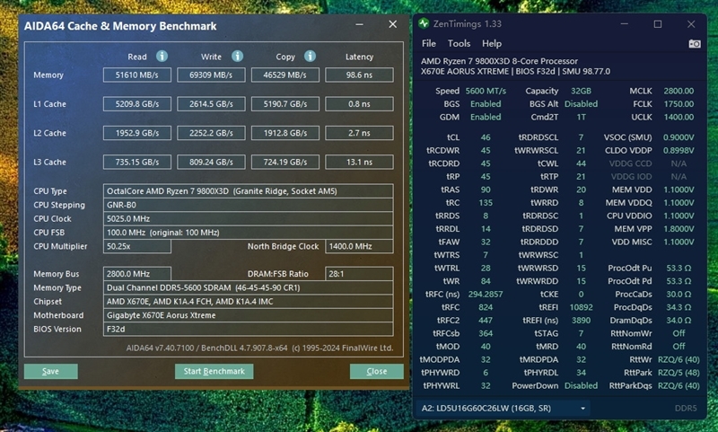 雷克沙ARES RGB DDR5-6000 C26内存评测：AMD平台最强 挑战超频极限