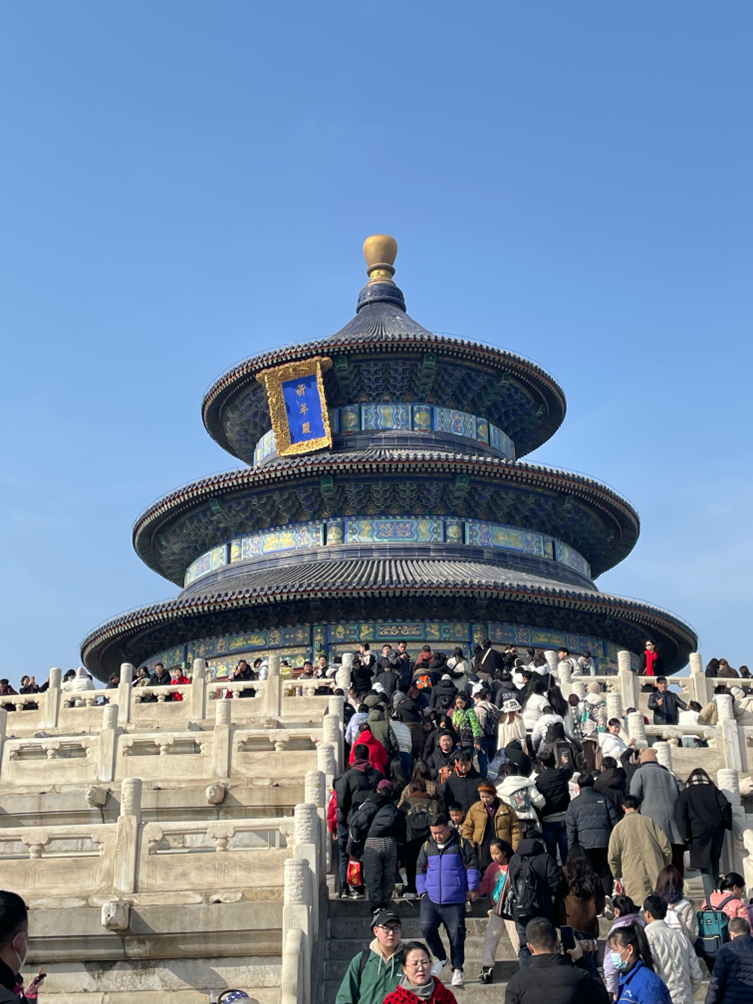 2月16日,北京天坛。摄影/李莹