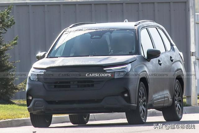 斯巴鲁新SUV测试车