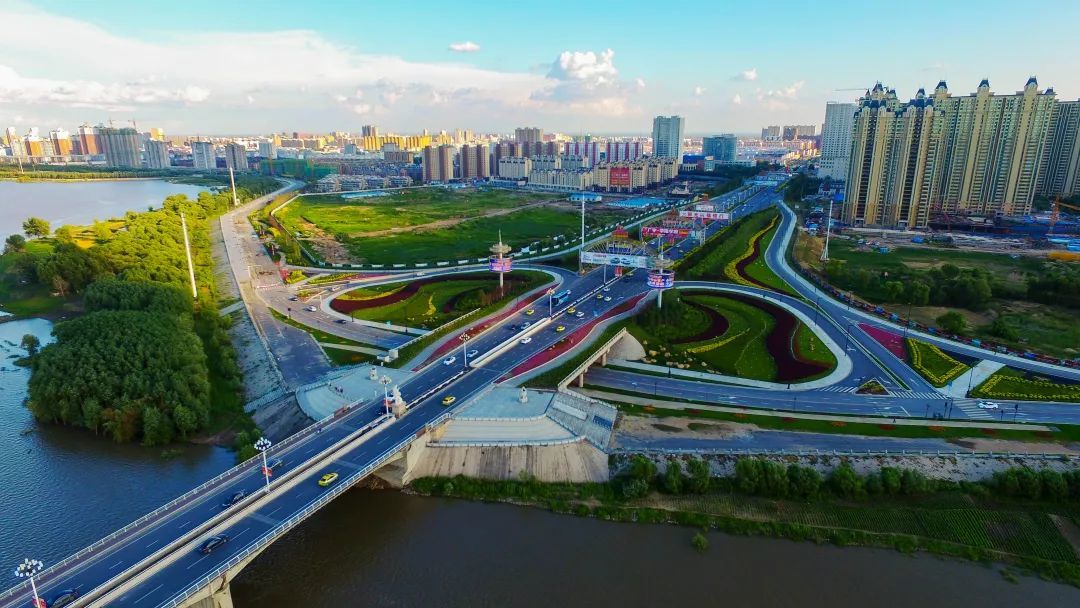 松原城市风光。