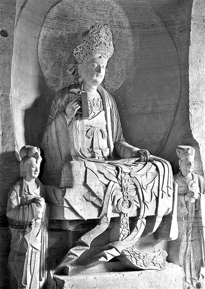 北山石刻第136号窟玉印观音