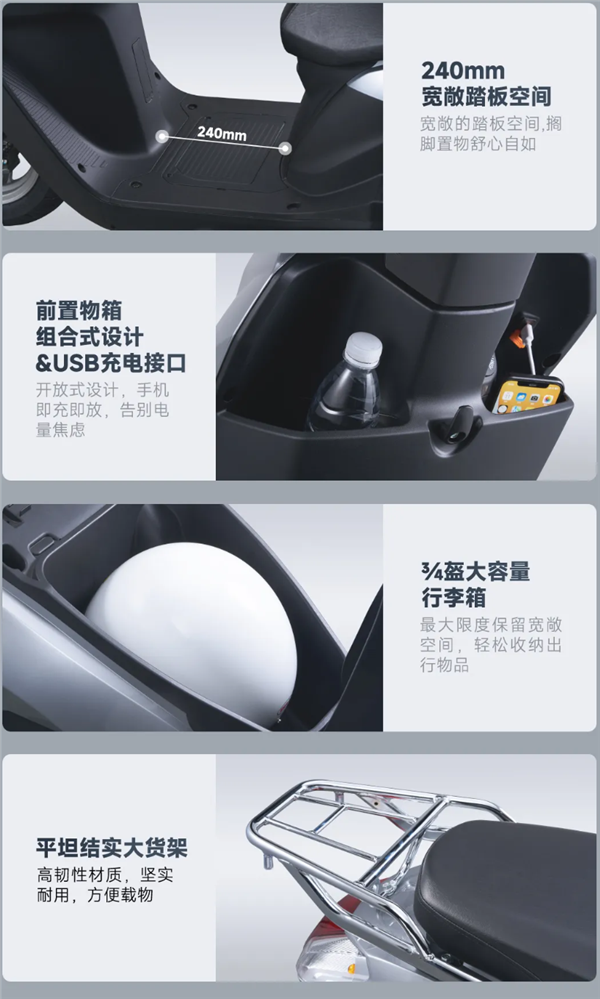 百公里1.8升油 五羊本田SCR125踏板摩托发布:7580元起