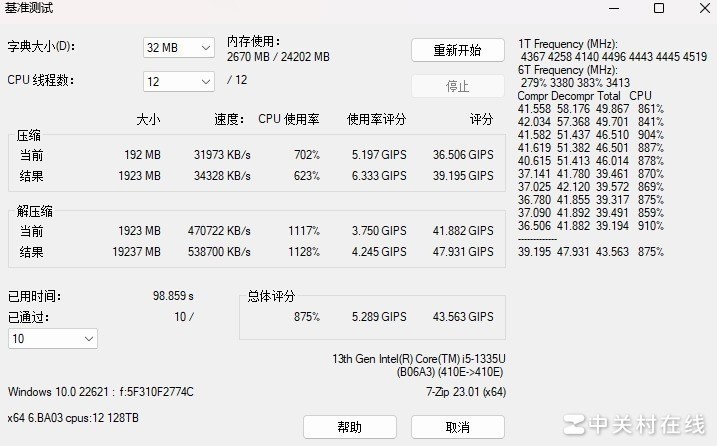 华硕a豆14 2024评测 酷睿i5-1335U展现实力