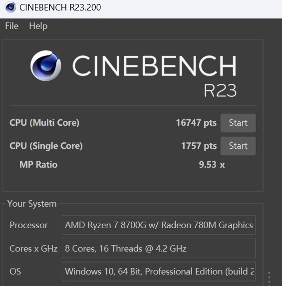轻松超频锐龙7 8700G 技嘉B650E冰雕X主板评测