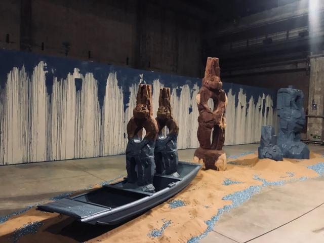 ▲陈曦,《迷途》,综合材料,尺寸可变,2020-2021