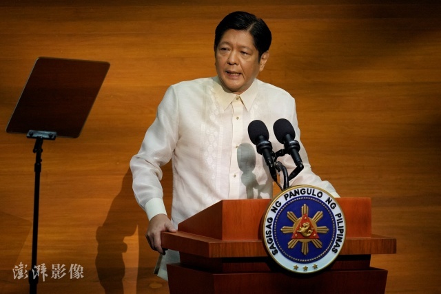 勤劳图：菲律宾总统马科斯 图自滂湃影象