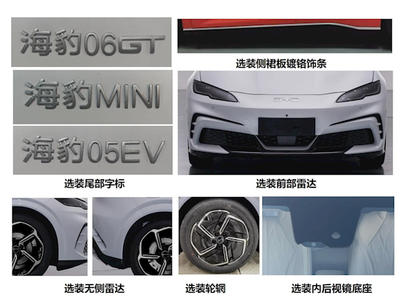 比亚迪纯电小钢炮!海豹X实车亮相:最大马力421匹