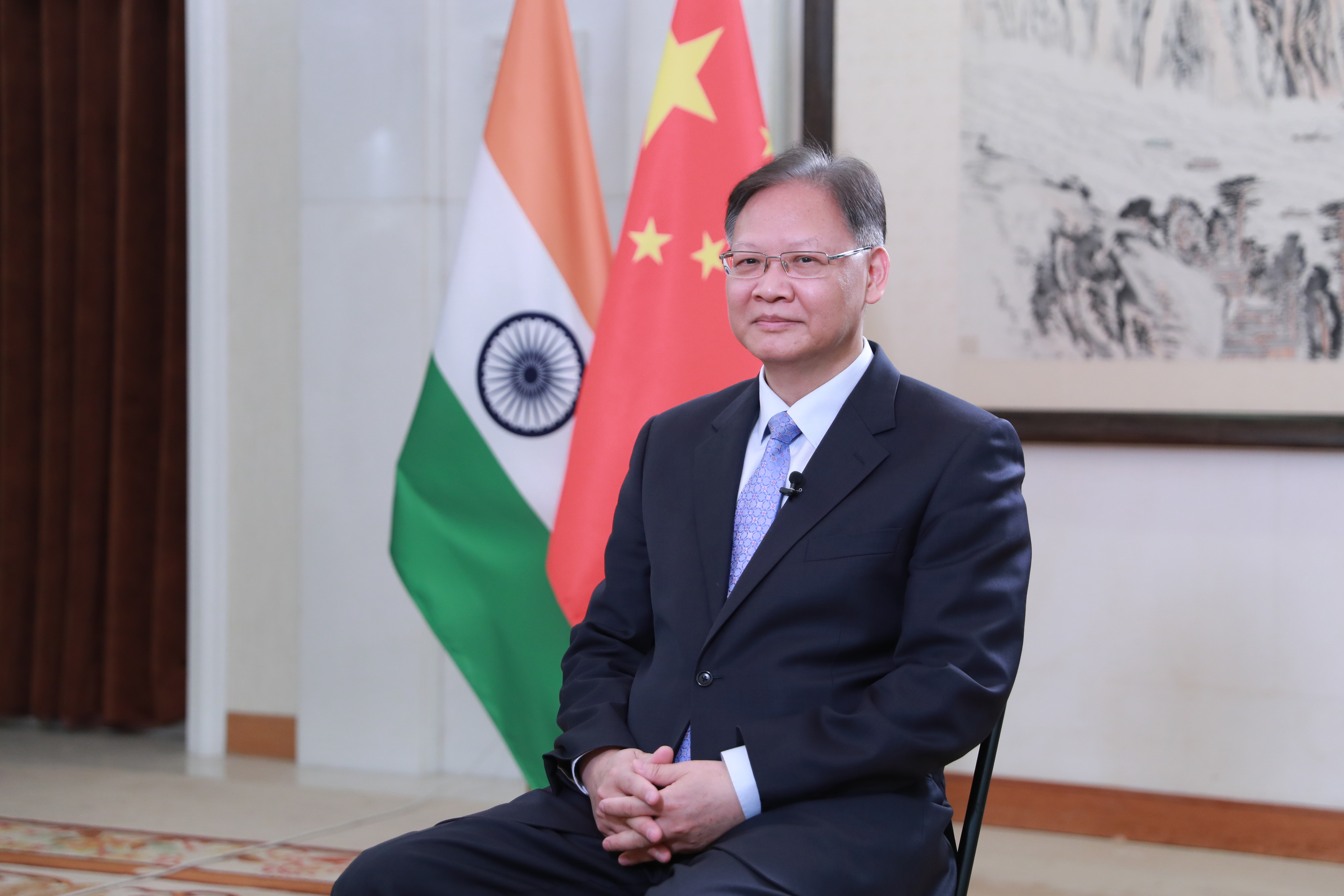 中国驻印度大使馆官网 图