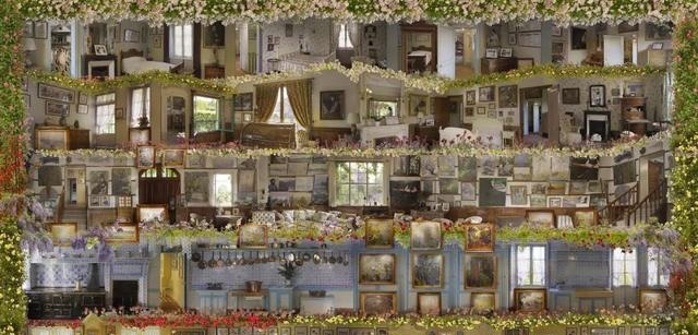 ▲ 《莫奈之家 室内》吉维尼系列,让·弗朗索瓦·赫奇耶,2024,图片©️ Jean-François Rauzier