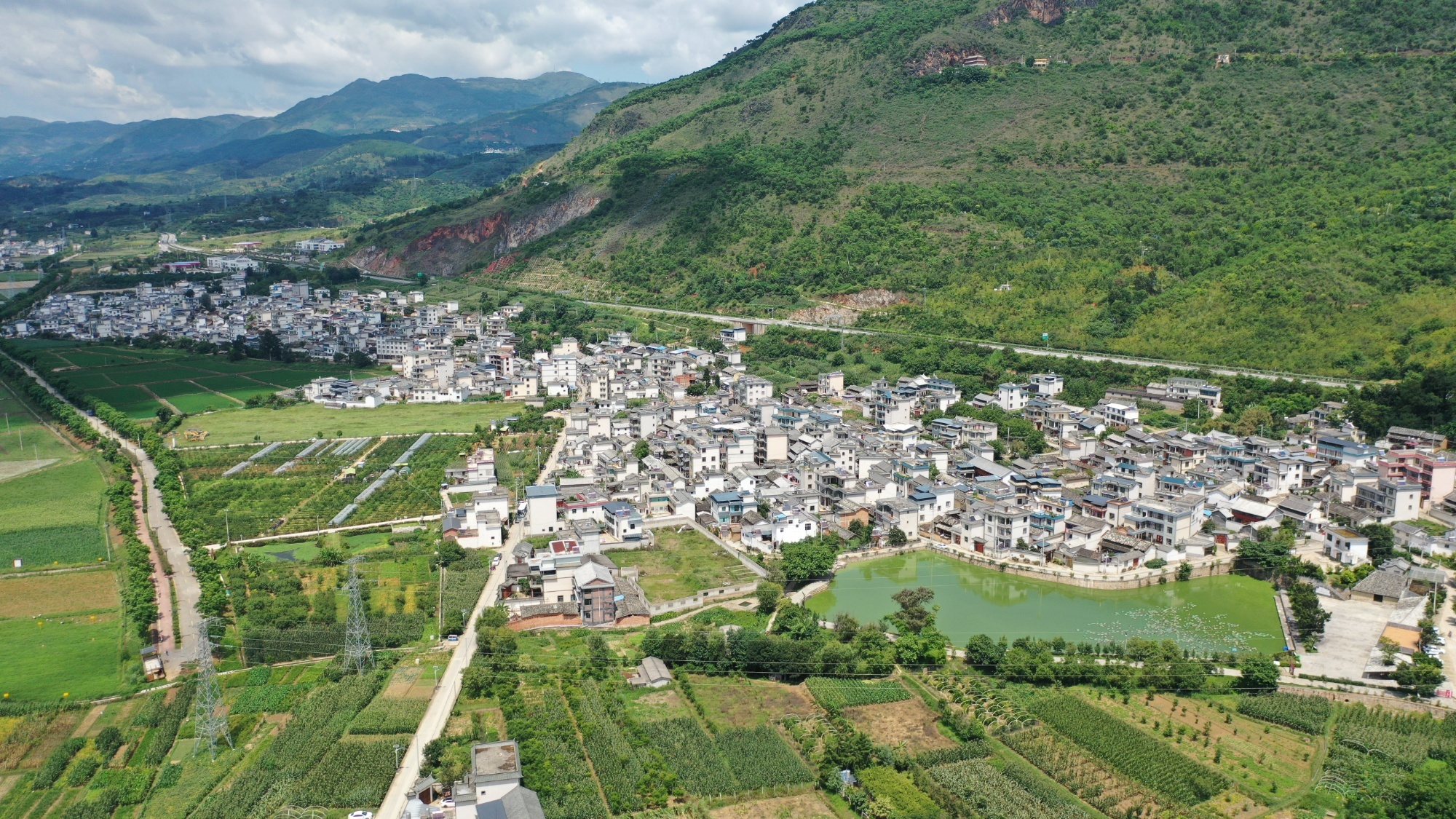 云南省保山市隆阳区河图街道大观庙社区（央广网发）