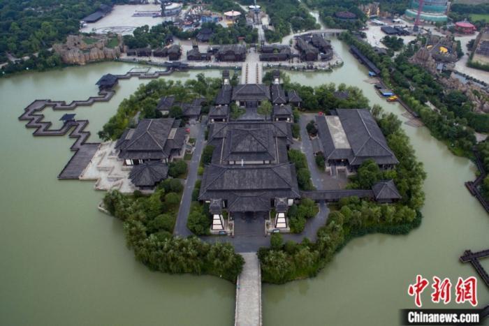 建于春秋晚期的淹城，位于今江苏常州，距今有2500余年历史，现仍保存完整。中新社记者 泱波 摄