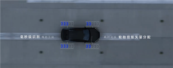 比亚迪腾势Z9 GT全球首创高速爆胎稳定控制:140km/h爆胎不跑偏